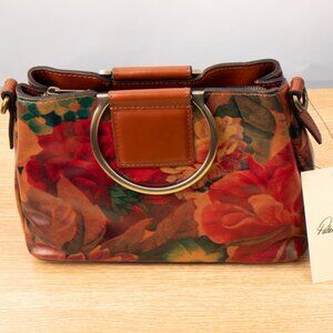 Patricia Nash Empoli Satchel Crossbody in Multi Print MSRP $249